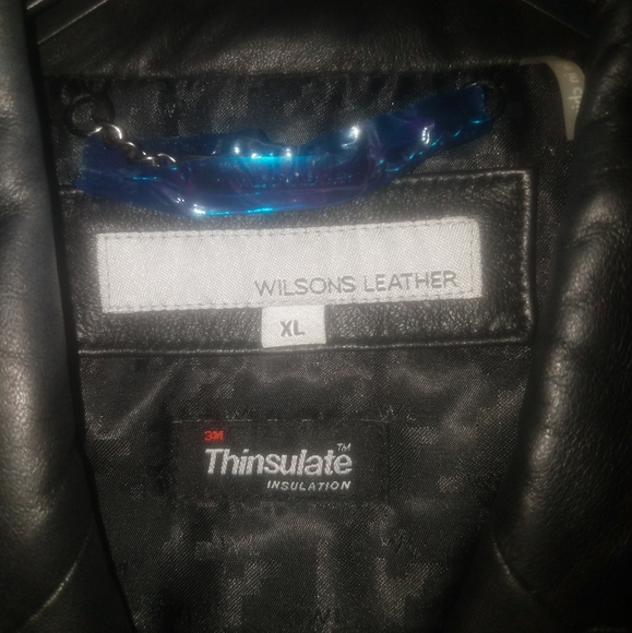 NEW Wilson Black Leatger Jacket w/ Thinsulate - Picture 5 of 5
